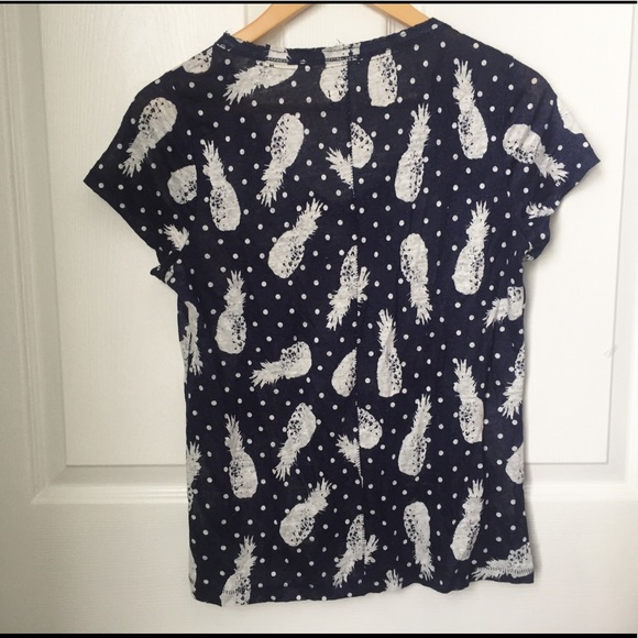 Mason Jules Blue Pineapple Top - Size S - Picture 5 of 6